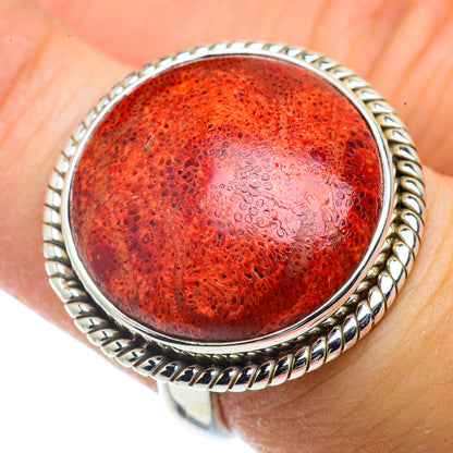 Sponge Coral Rings handcrafted by Ana Silver Co - RING41303