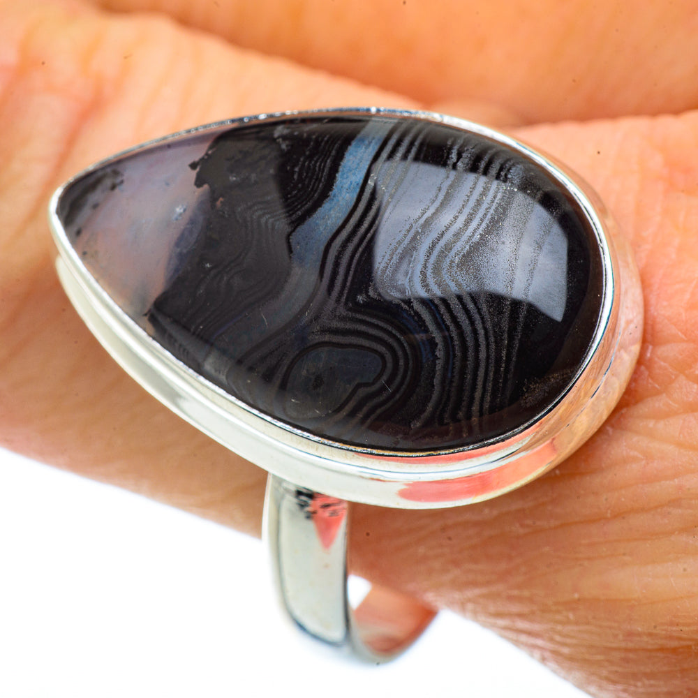 Psilomelane Rings handcrafted by Ana Silver Co - RING41310