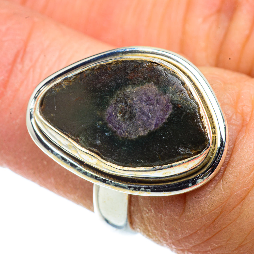 Ruby Fuchsite Rings handcrafted by Ana Silver Co - RING41357