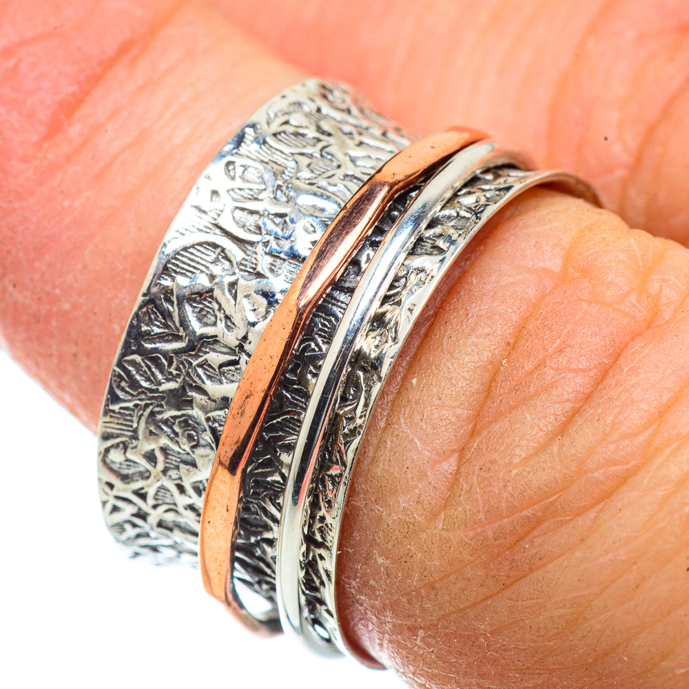 Meditation Spinner Rings handcrafted by Ana Silver Co - RING41365