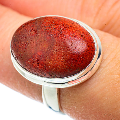 Sponge Coral Rings handcrafted by Ana Silver Co - RING41386