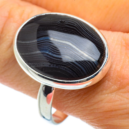 Psilomelane Rings handcrafted by Ana Silver Co - RING41393