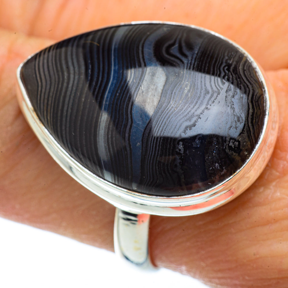 Psilomelane Rings handcrafted by Ana Silver Co - RING41562