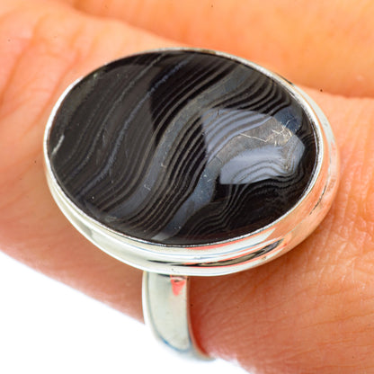 Psilomelane Rings handcrafted by Ana Silver Co - RING41605