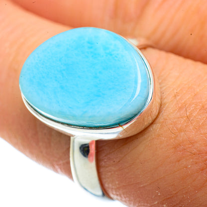 Larimar Rings handcrafted by Ana Silver Co - RING41782