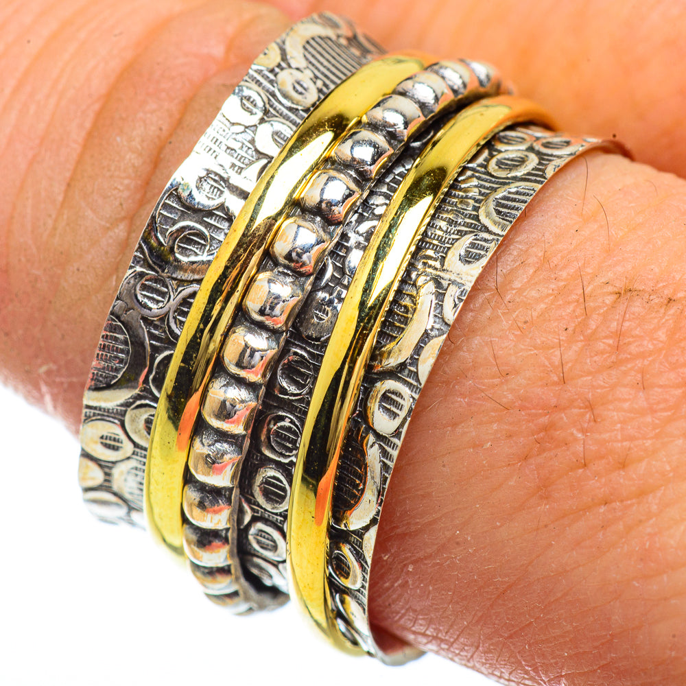 Meditation Spinner Rings handcrafted by Ana Silver Co - RING41803