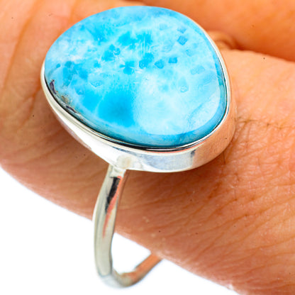 Larimar Rings handcrafted by Ana Silver Co - RING41846