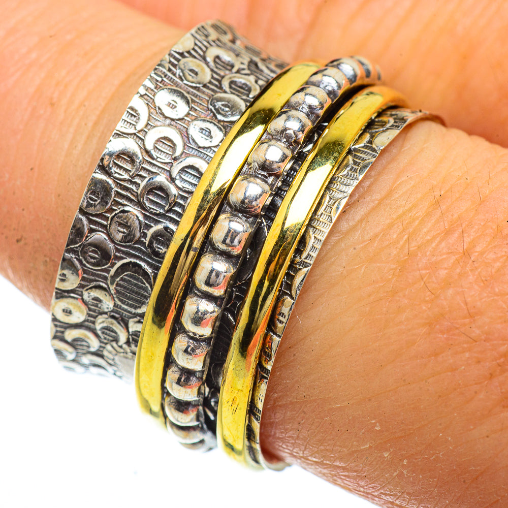 Meditation Spinner Rings handcrafted by Ana Silver Co - RING41864