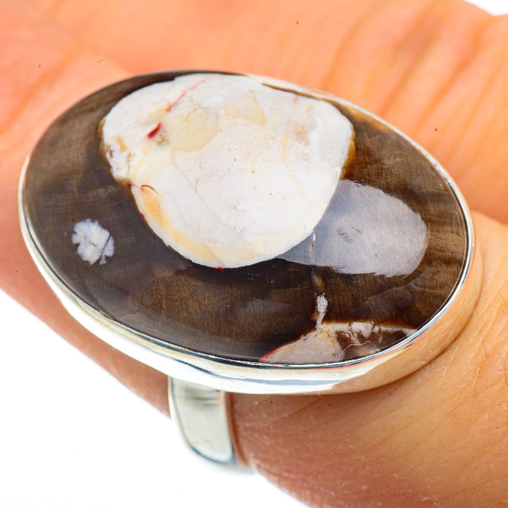 Peanut Wood Jasper Rings handcrafted by Ana Silver Co - RING41887
