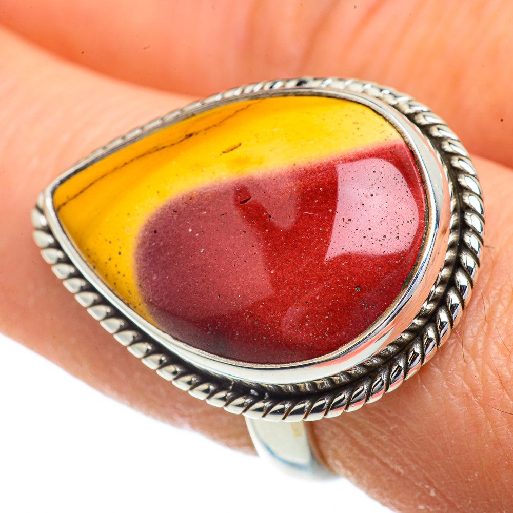Mookaite Rings handcrafted by Ana Silver Co - RING41890