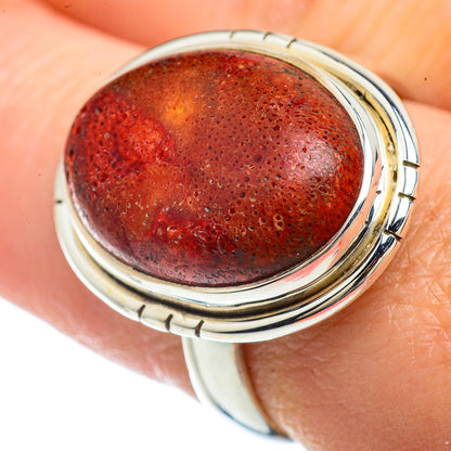Sponge Coral Rings handcrafted by Ana Silver Co - RING42032