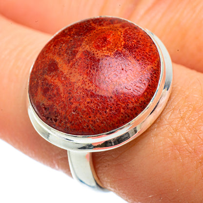 Sponge Coral Rings handcrafted by Ana Silver Co - RING42033