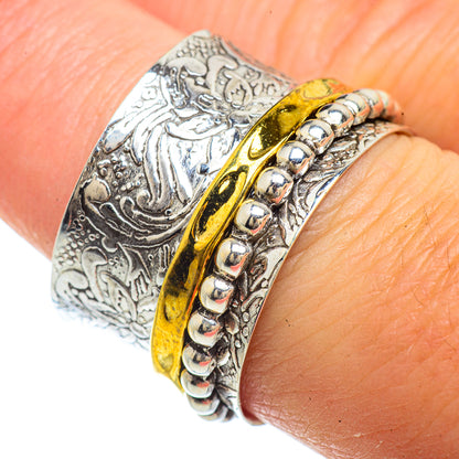 Meditation Spinner Rings handcrafted by Ana Silver Co - RING42108