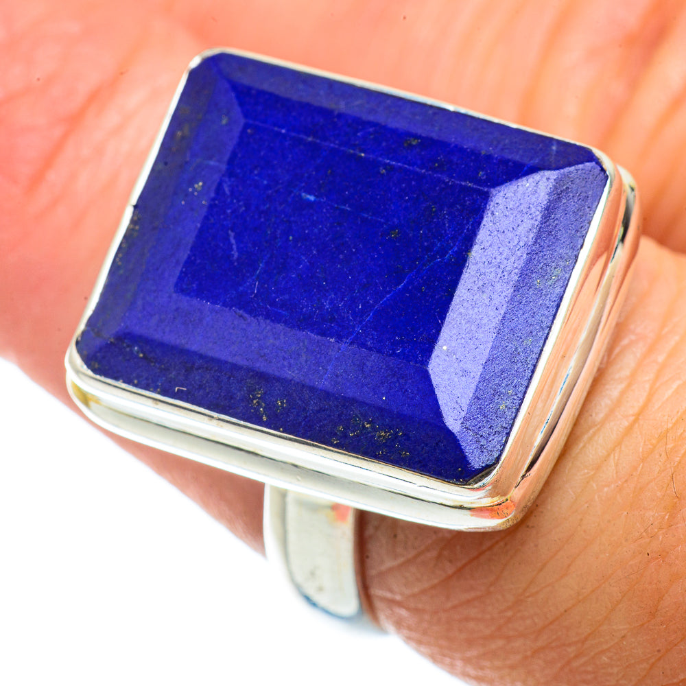 Lapis Lazuli Rings handcrafted by Ana Silver Co - RING42125