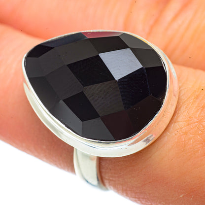 Black Onyx Rings handcrafted by Ana Silver Co - RING42203