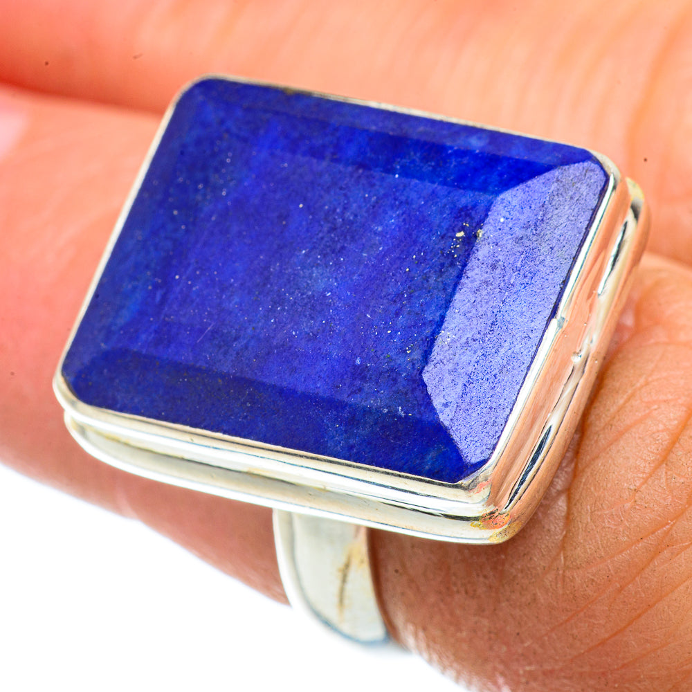 Lapis Lazuli Rings handcrafted by Ana Silver Co - RING42215