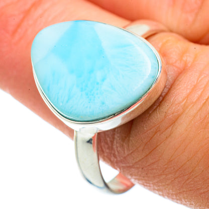 Larimar Rings handcrafted by Ana Silver Co - RING42252