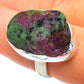 Ruby Zoisite Rings handcrafted by Ana Silver Co - RING42268