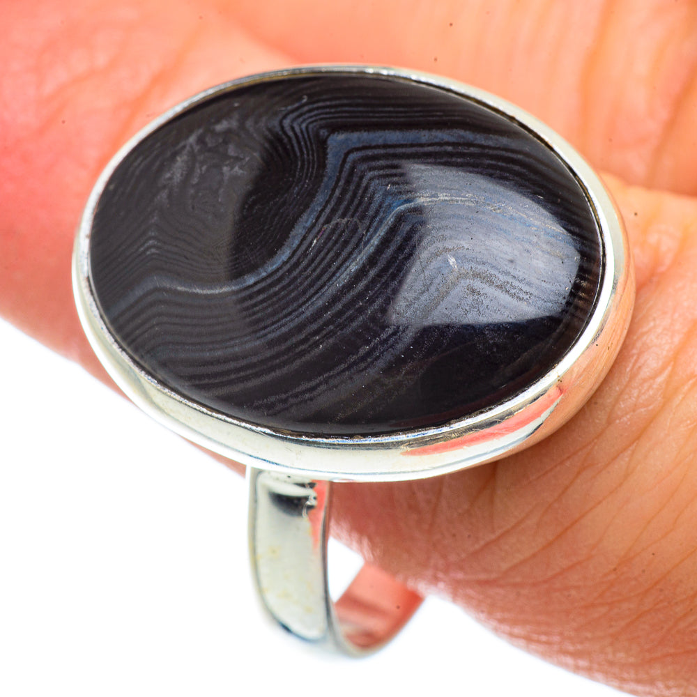 Psilomelane Rings handcrafted by Ana Silver Co - RING42296
