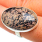 Snowflake Obsidian Rings handcrafted by Ana Silver Co - RING42350