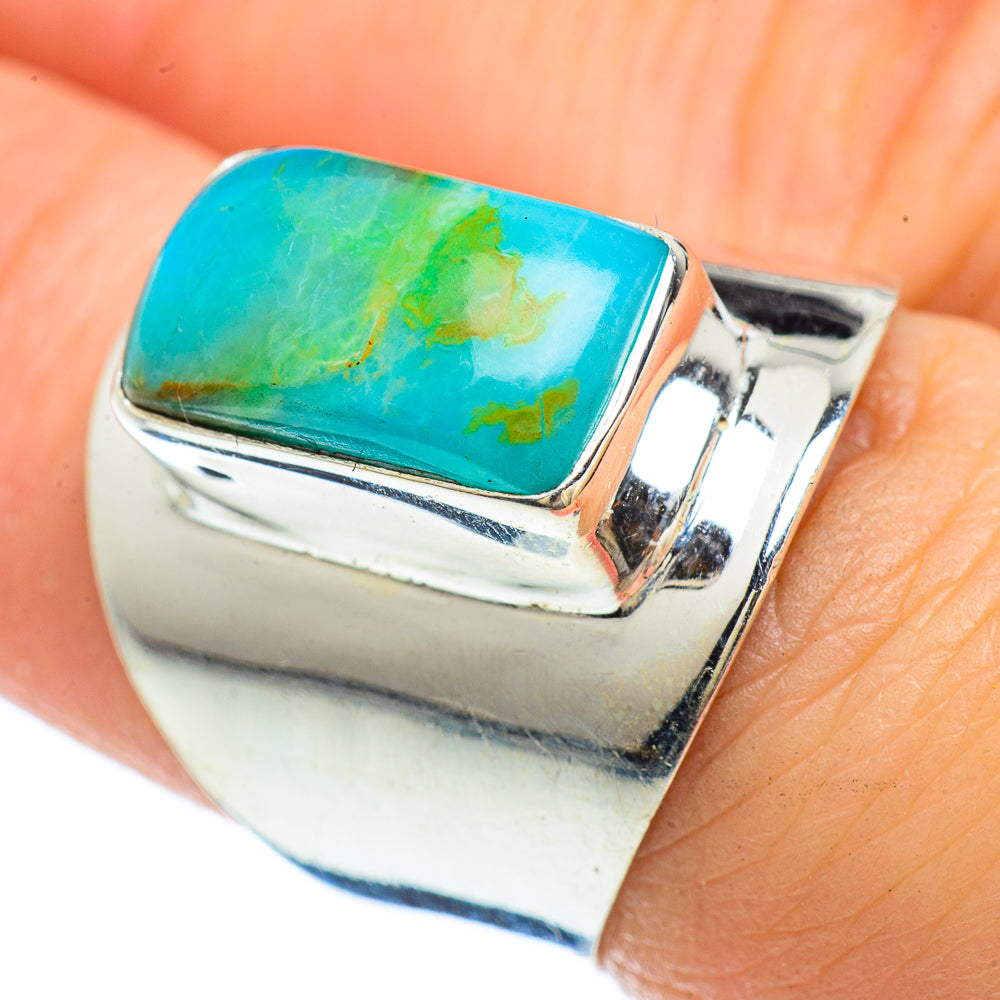 Peruvian Opal Rings handcrafted by Ana Silver Co - RING42461