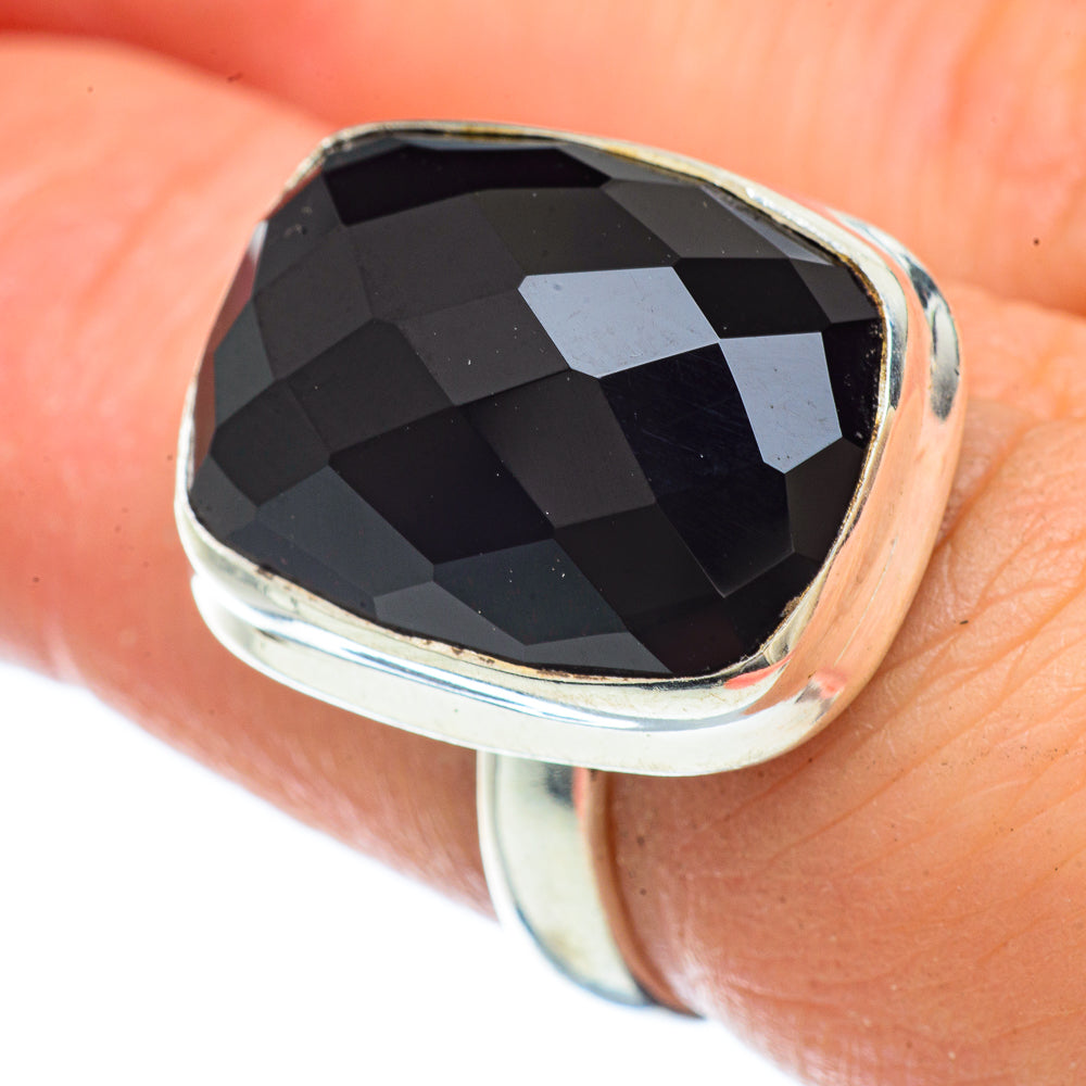 Black Onyx Rings handcrafted by Ana Silver Co - RING42478