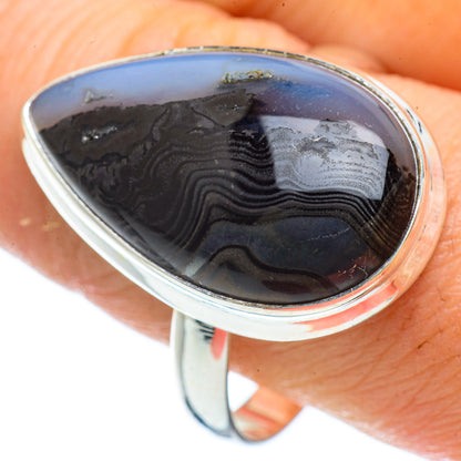 Psilomelane Rings handcrafted by Ana Silver Co - RING42559