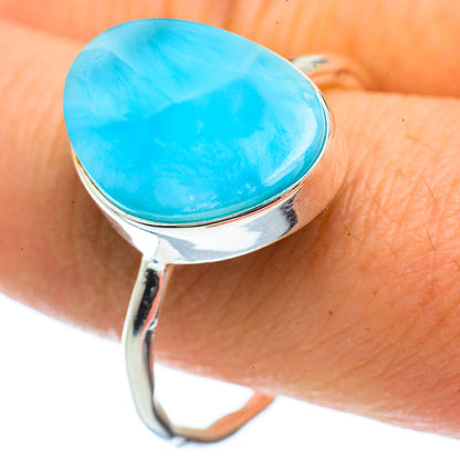 Larimar Rings handcrafted by Ana Silver Co - RING42674