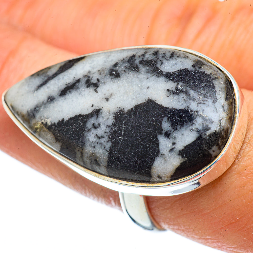 Pinolith Jasper Rings handcrafted by Ana Silver Co - RING42768