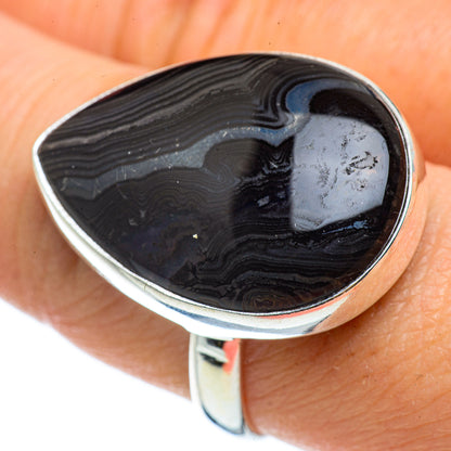 Psilomelane Rings handcrafted by Ana Silver Co - RING42944