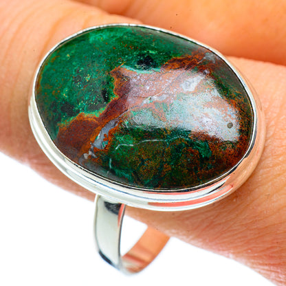 Chrysocolla Rings handcrafted by Ana Silver Co - RING42956