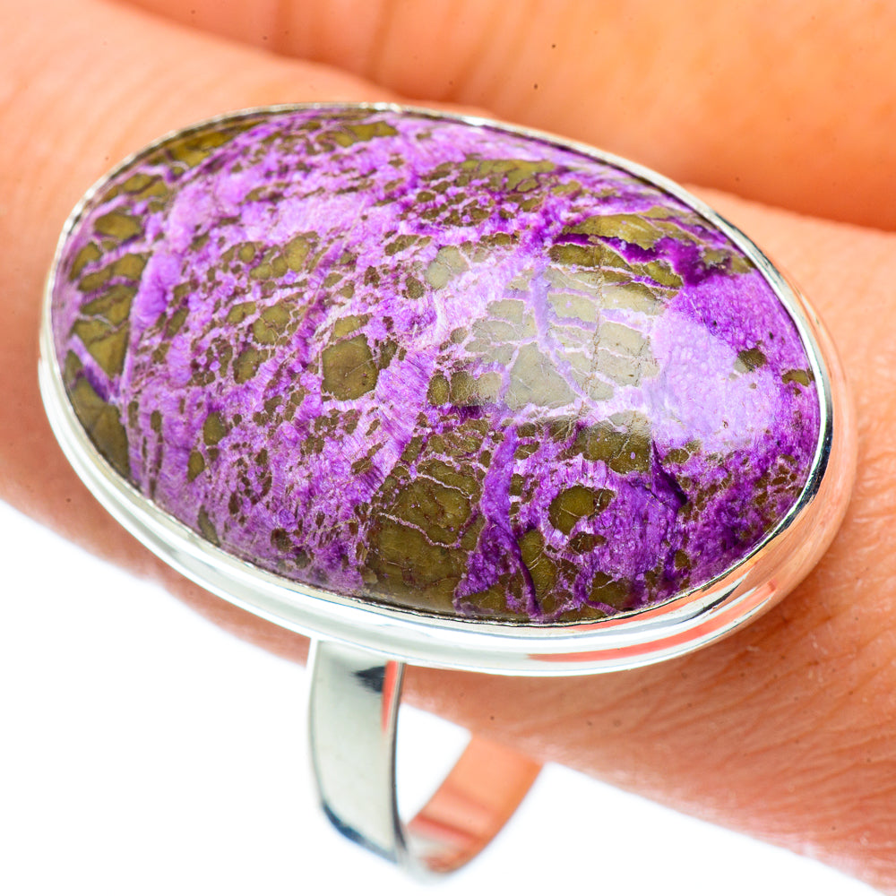 Stichtite Rings handcrafted by Ana Silver Co - RING43012