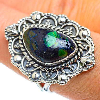 Azurite Rings handcrafted by Ana Silver Co - RING43141