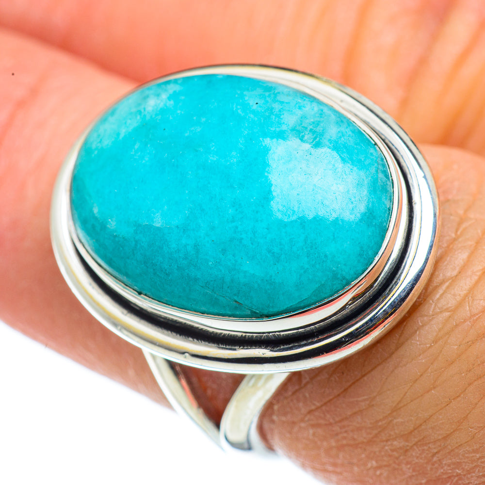 Larimar Rings handcrafted by Ana Silver Co - RING43146