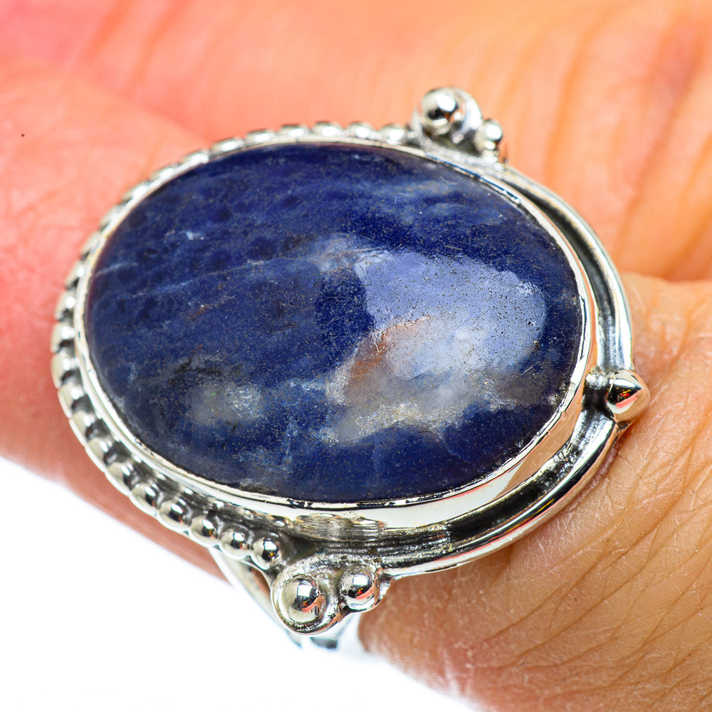 Sodalite Rings handcrafted by Ana Silver Co - RING43147
