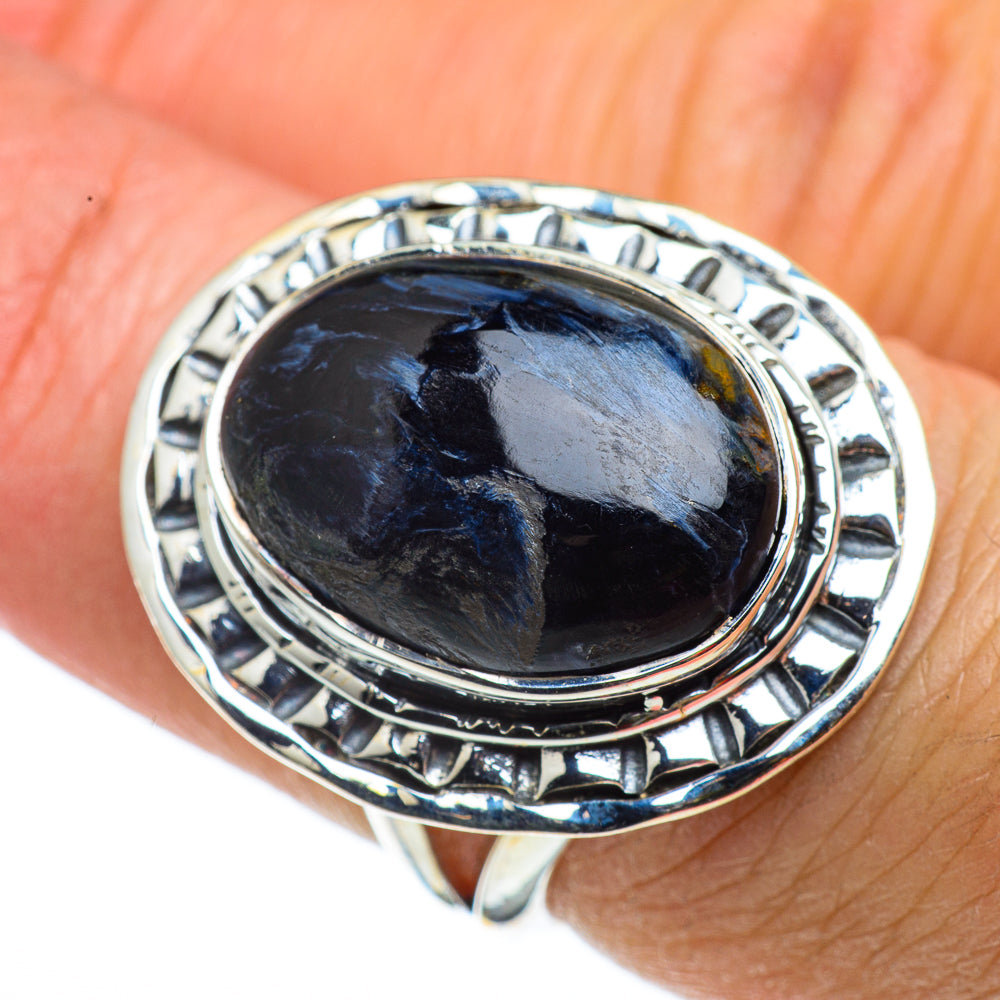 Psilomelane Rings handcrafted by Ana Silver Co - RING43216