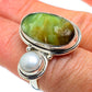 Australian Green Opal Rings handcrafted by Ana Silver Co - RING43270