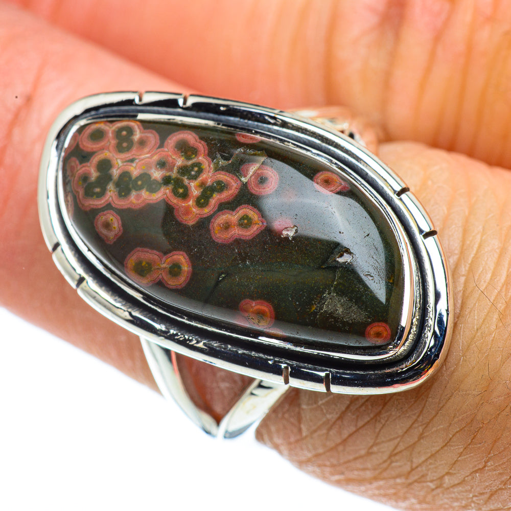 Ocean Jasper Rings handcrafted by Ana Silver Co - RING43299