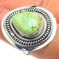 Lemon Chrysoprase Rings handcrafted by Ana Silver Co - RING43350