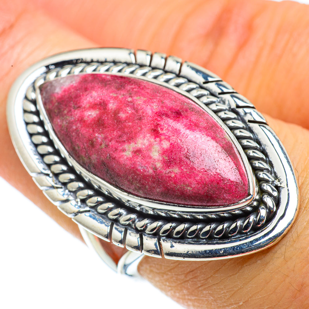Thulite Rings handcrafted by Ana Silver Co - RING43443