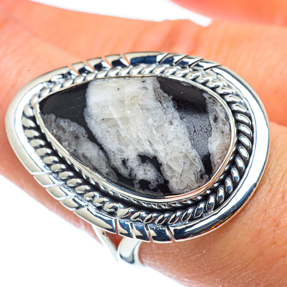 Pinolith Jasper Rings handcrafted by Ana Silver Co - RING43447