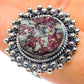 Russian Eudialyte Rings handcrafted by Ana Silver Co - RING43653