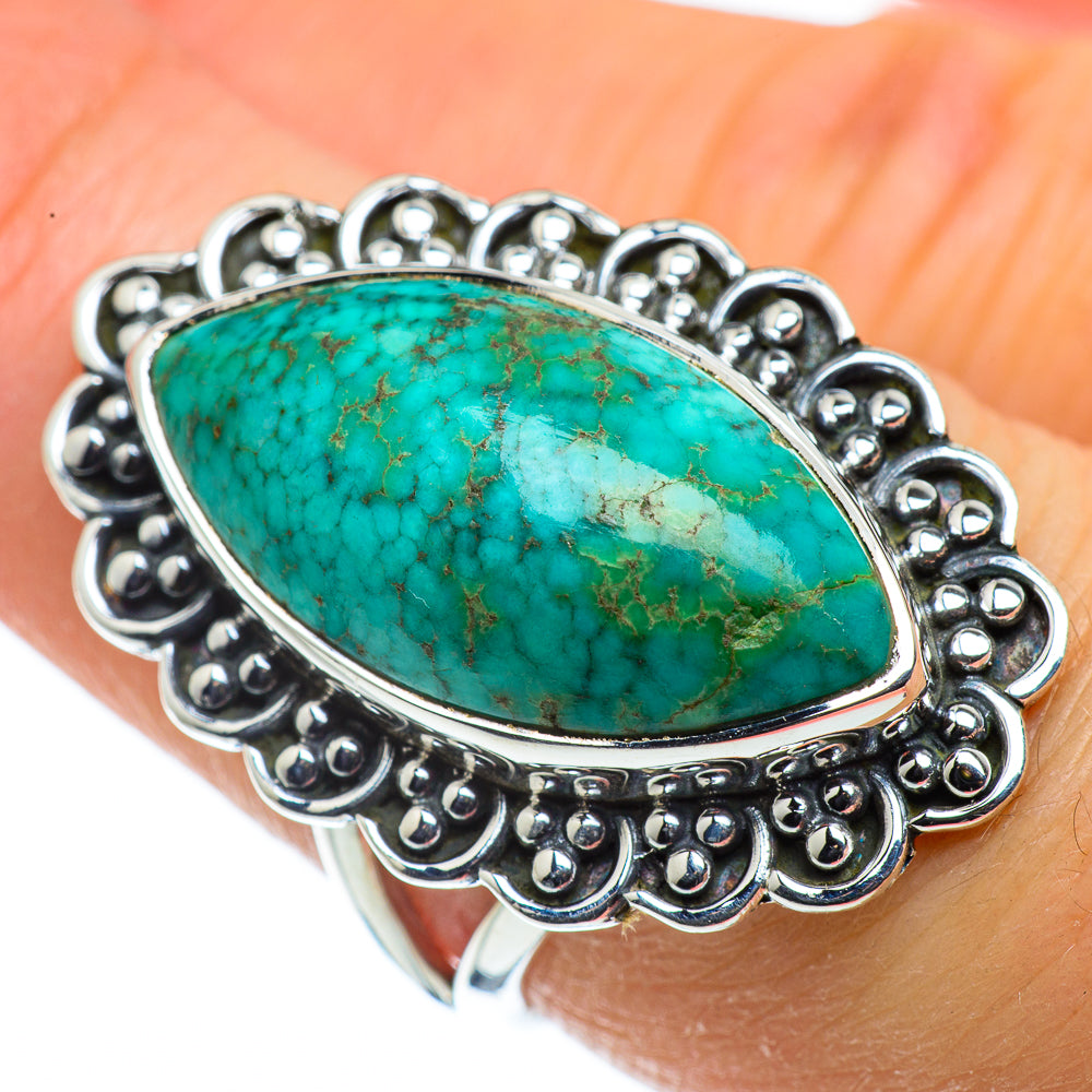 Chrysocolla Rings handcrafted by Ana Silver Co - RING43673