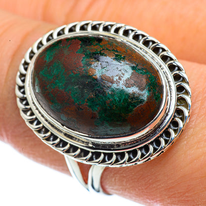 Chrysocolla Rings handcrafted by Ana Silver Co - RING43690