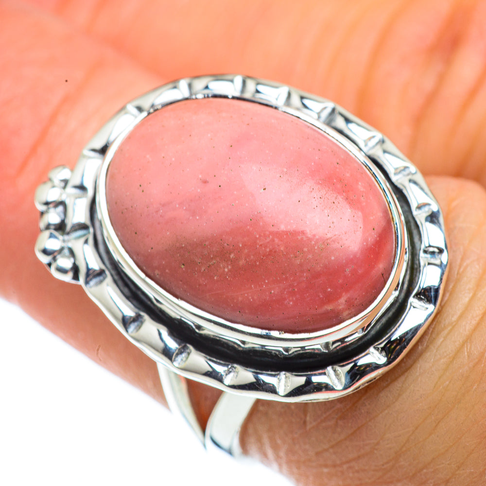 Pink Opal Rings handcrafted by Ana Silver Co - RING43700