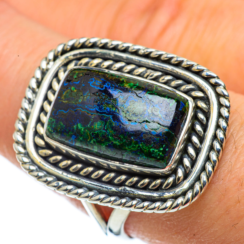 Azurite Rings handcrafted by Ana Silver Co - RING43731