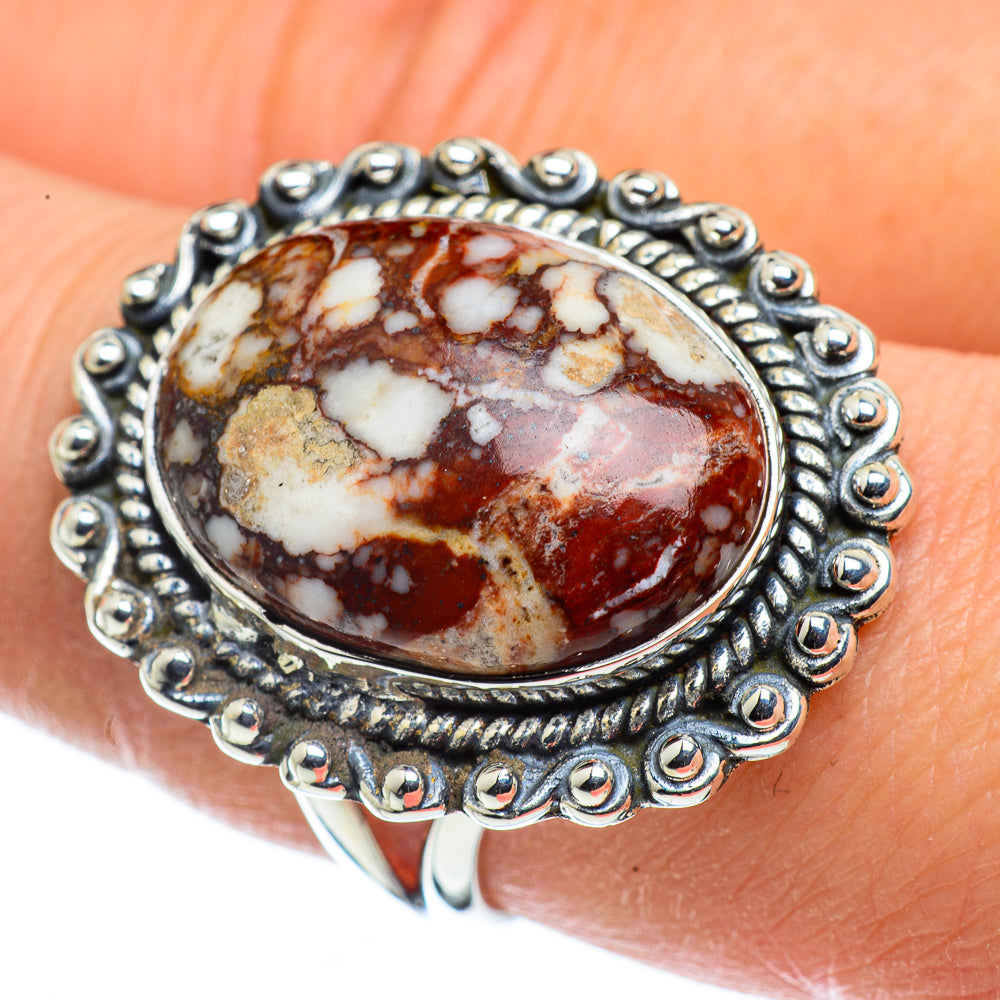 Red Jasper Rings handcrafted by Ana Silver Co - RING43774