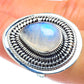 Rainbow Moonstone Rings handcrafted by Ana Silver Co - RING43852