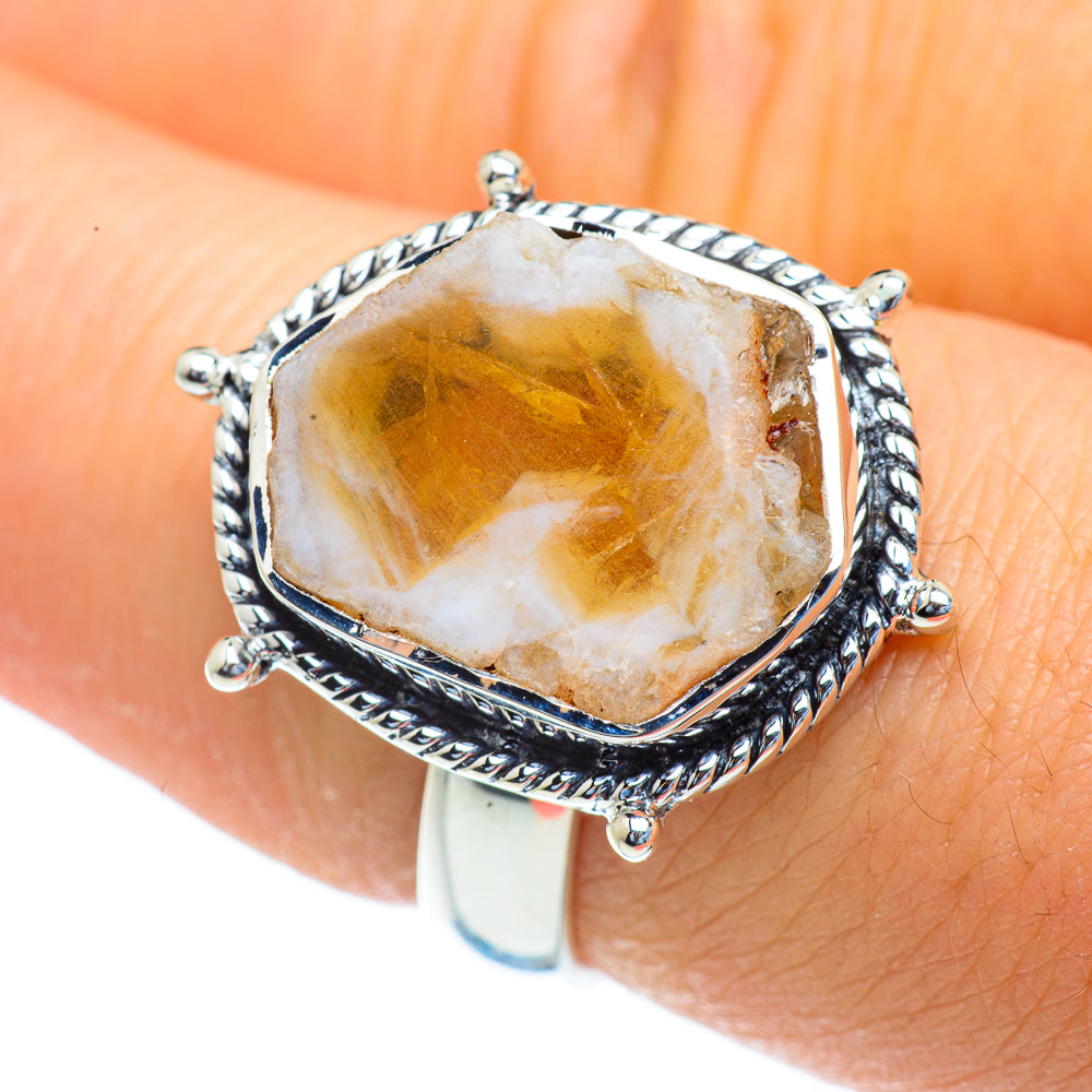 Citrine Rings handcrafted by Ana Silver Co - RING43901