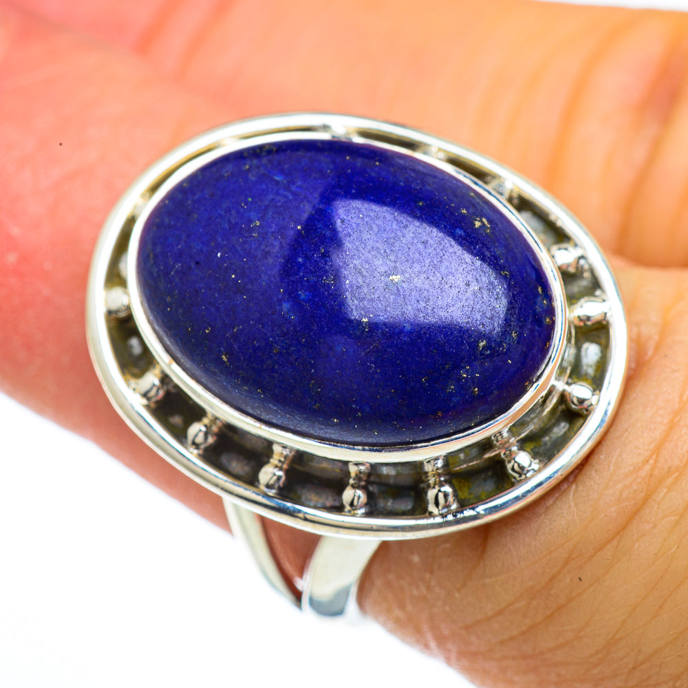 Lapis Lazuli Rings handcrafted by Ana Silver Co - RING43945